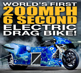 Worlds first 200 mph ELECTRIC Motorcycle